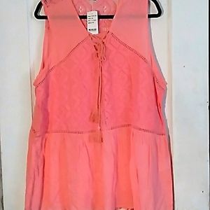 NWT Suzanne Betro sleeveless blouse